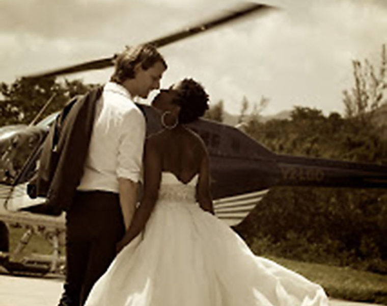 Destination wedding in the Caribbean