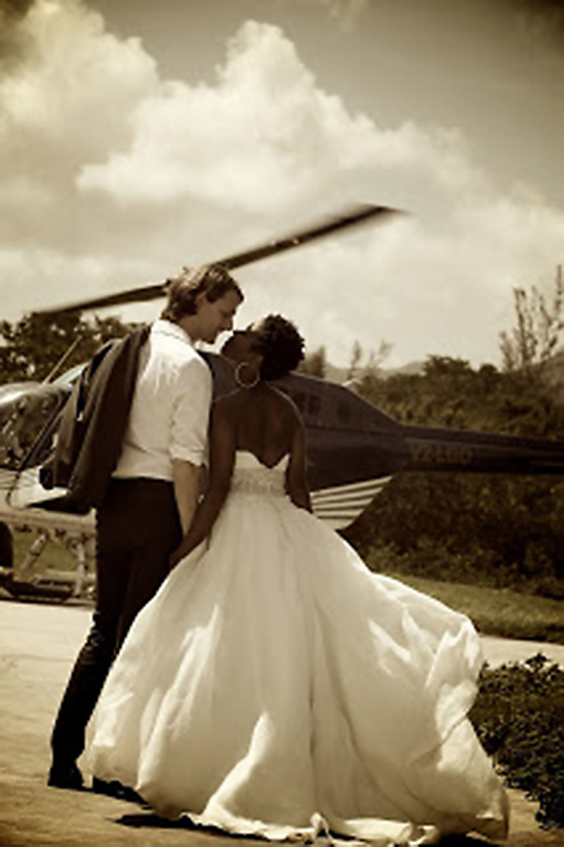 Destination wedding in the Caribbean