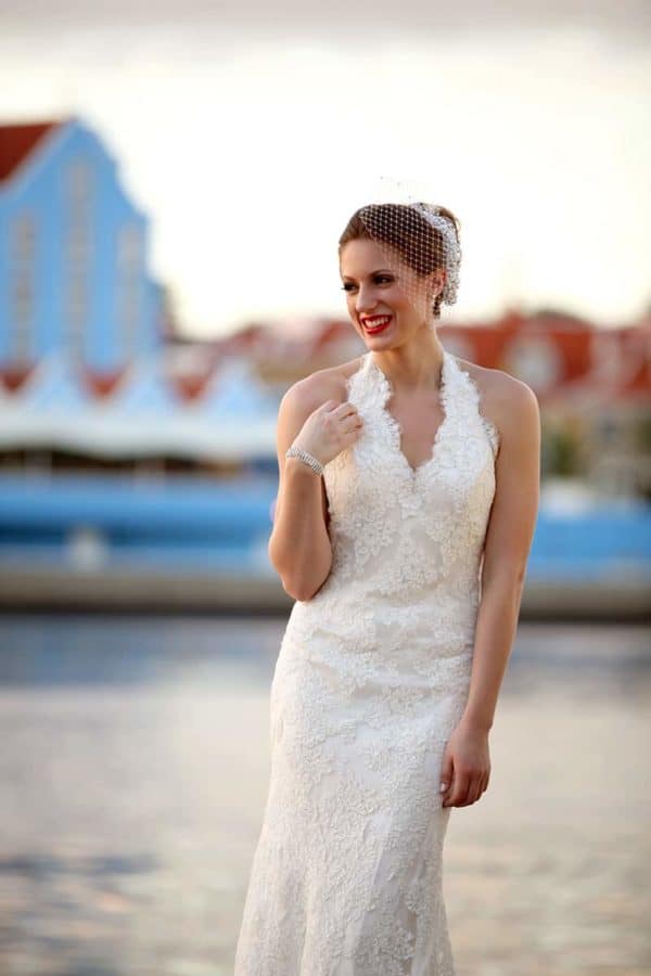 bride in Willemstad Curacao