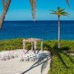Destination wedding on the beach in the Caribbean