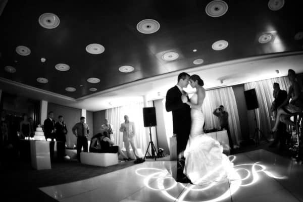 couple having their first dance