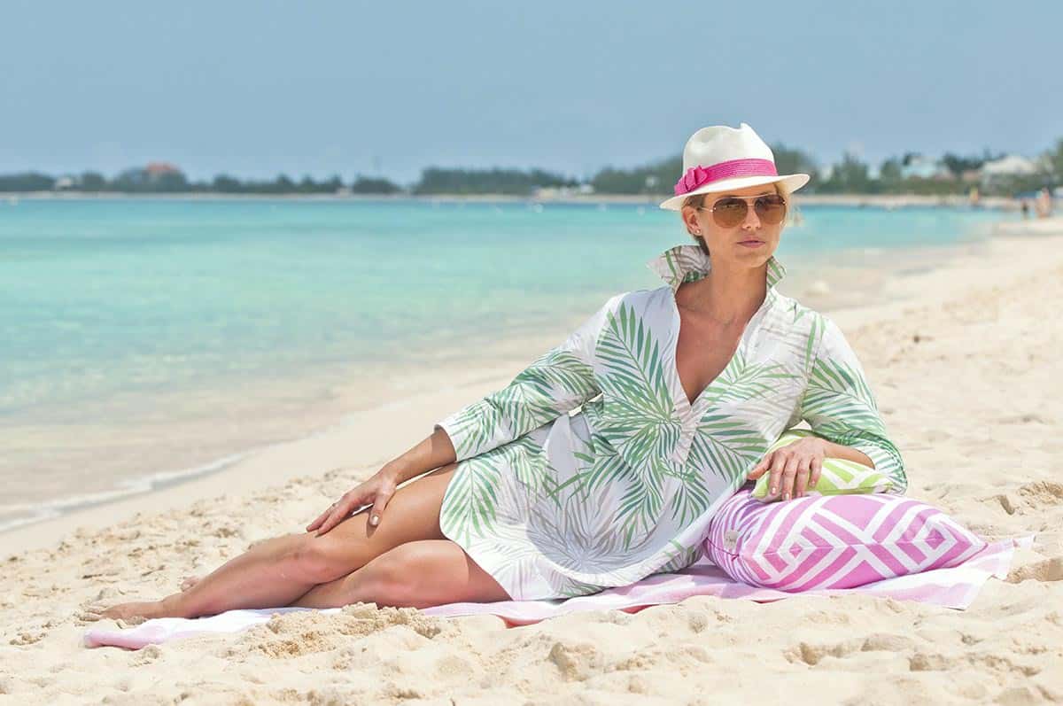 Cayman Islands Collection palm coverup