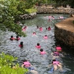 swimming in xcaret