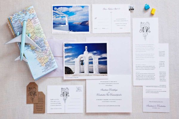 Destination wedding invitations