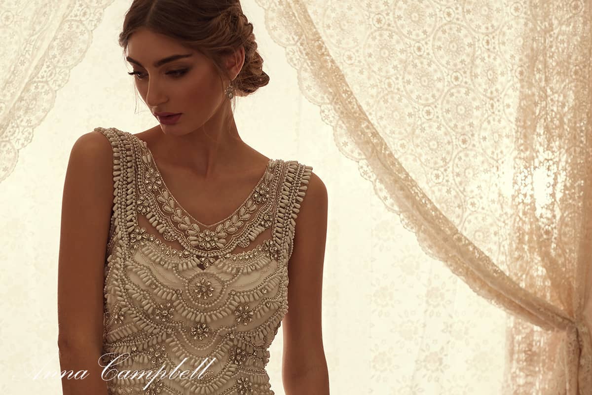 wedding gown by Anna Campbell