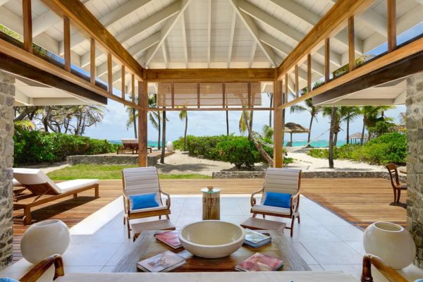 Petite St. Vincent 2-bed beach cottage lounge area