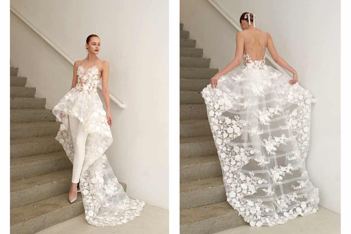 Francesca Miranda Spring 2019 bridal collection at New York Bridal Fashion Week
