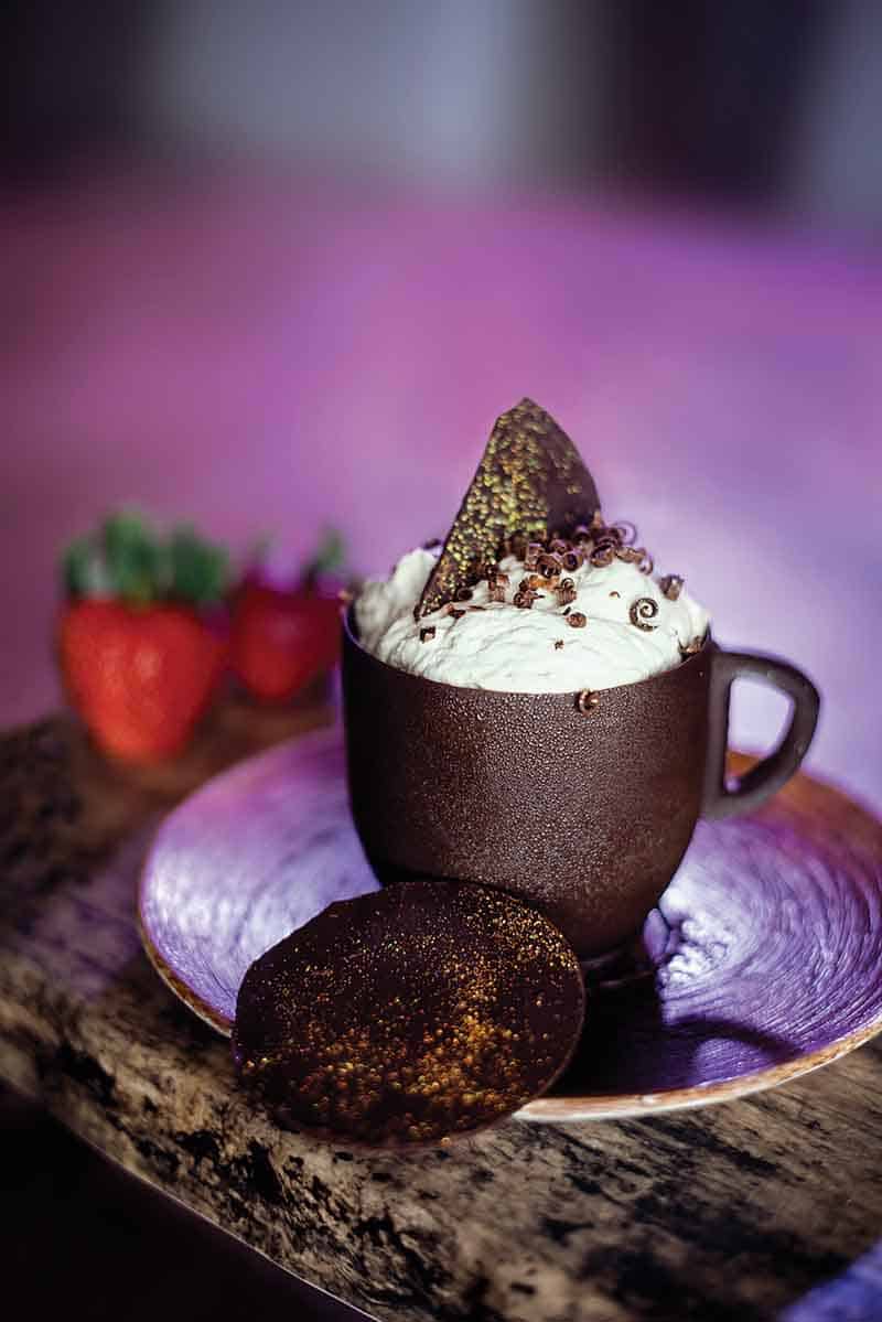 Chocolate cup desert at Dockside 13/59
