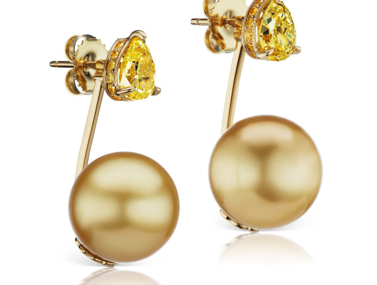 Floating Orb Earrings by Alexia Connellan