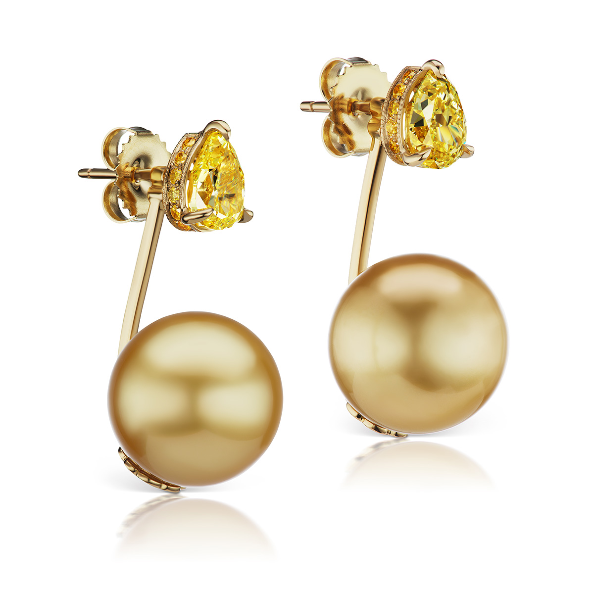 Floating Orb Earrings by Alexia Connellan