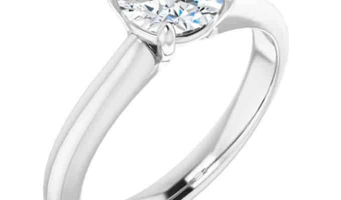 Samirah 14k White Gold engagement ring