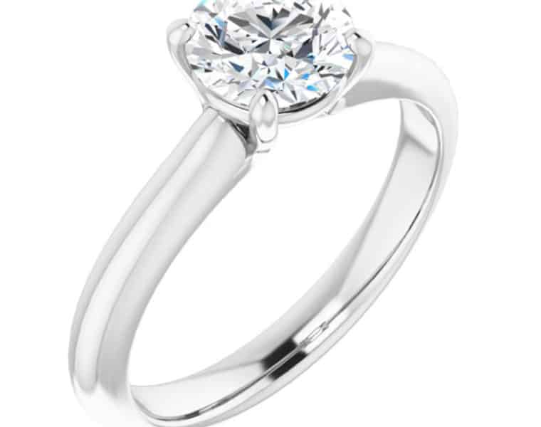 Samirah 14k White Gold engagement ring