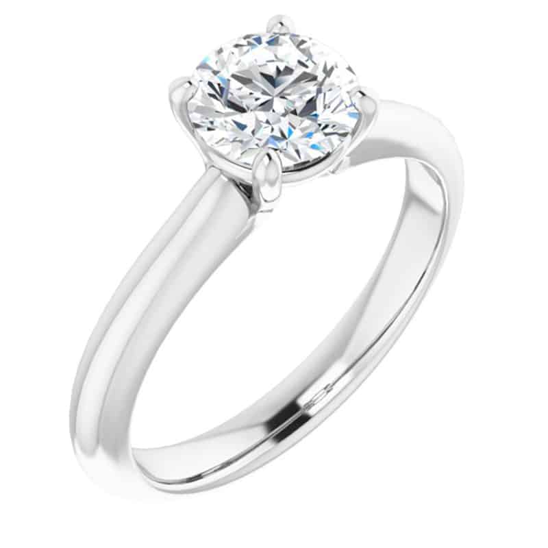 Samirah 14k White Gold engagement ring